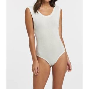 NEW LEIMERE sanibel bodysuit in marshmallow